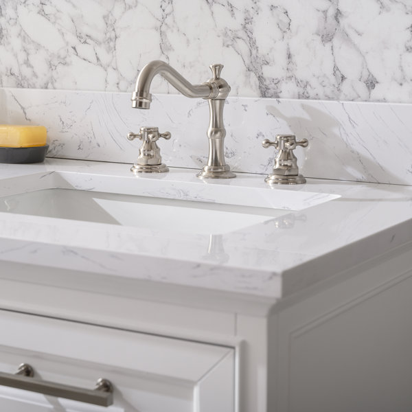 Three Posts™ Currahee 60'' Freestanding Double Bathroom Vanity with